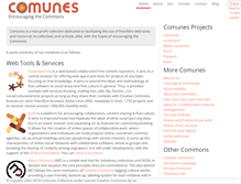 Tablet Screenshot of comunes.org